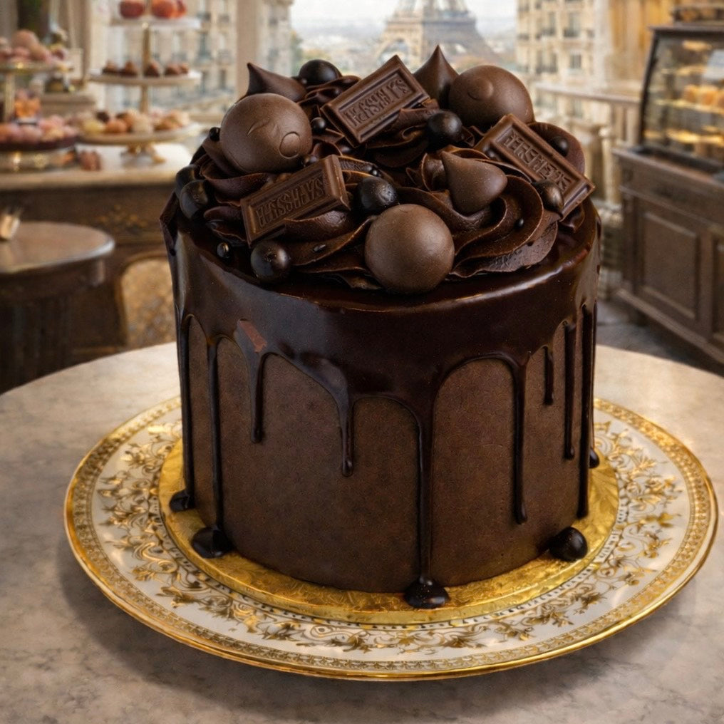 DOUBLE CHOCOLATE CAKE