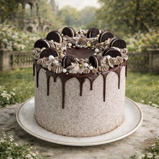 COOKIE AND CREAM CAKE